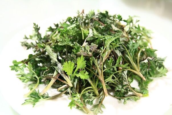 Parsley from the worm